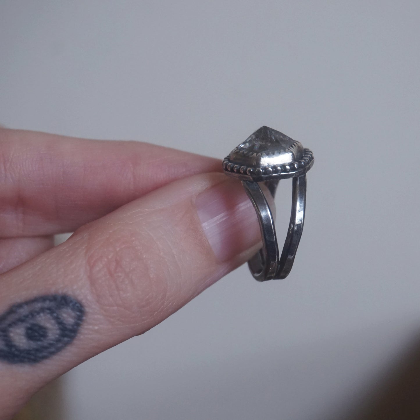 Chunky Tibetan Quartz ring