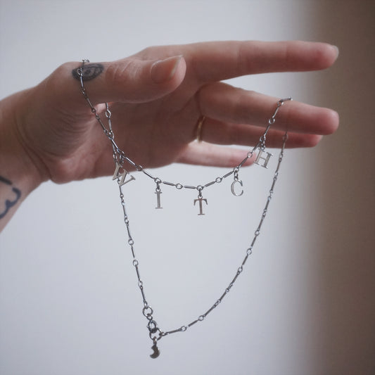 the WITCH necklace