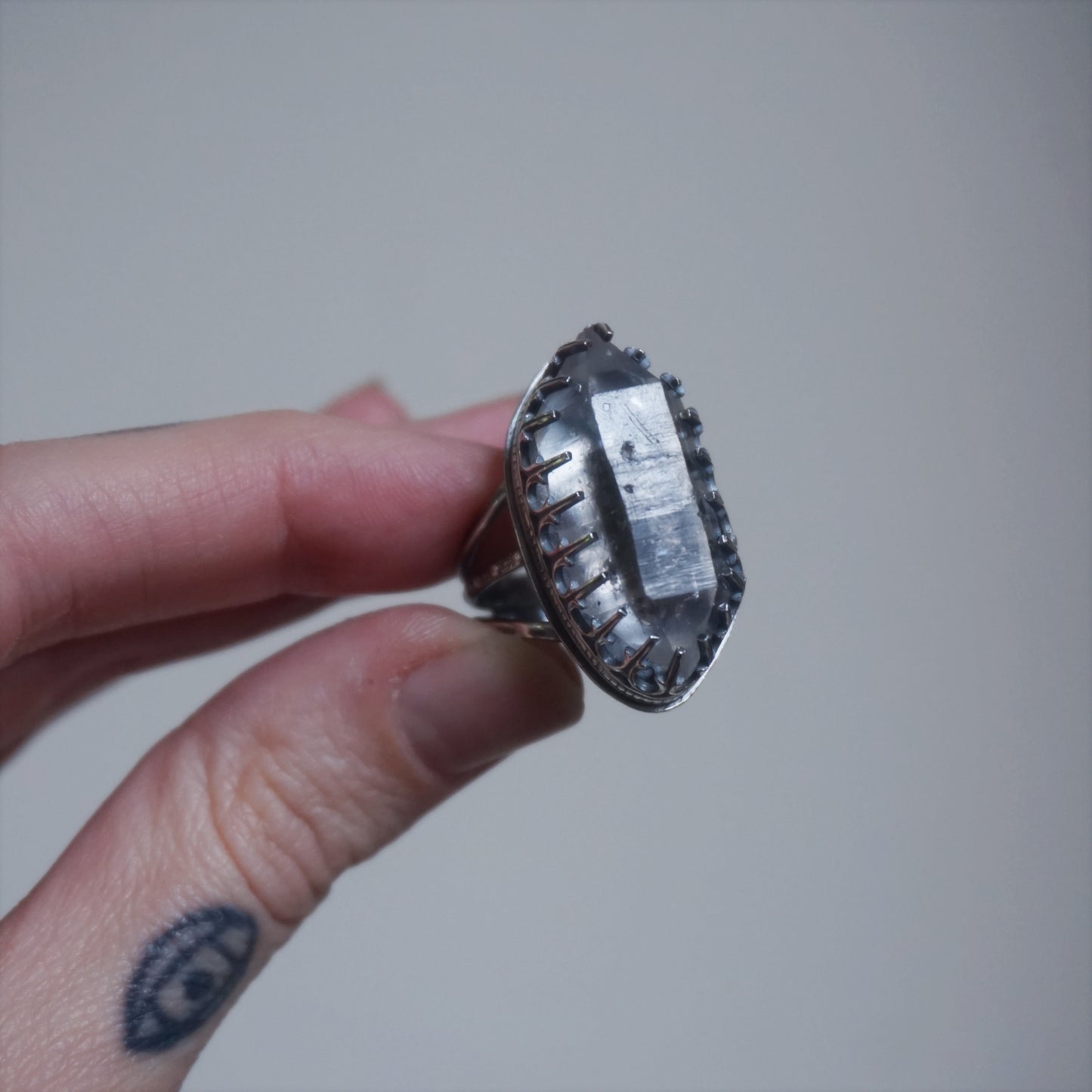 Tibetan Quartz Ring US size 8.25